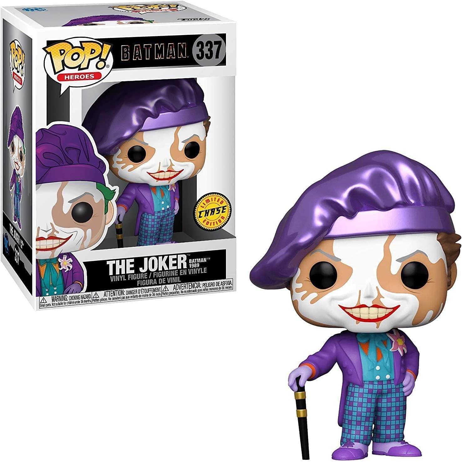 Funko Pop! DC Heroes: Batman 80th - Joker (1989) Edition Chase Funko Pop! Vinyl Figure