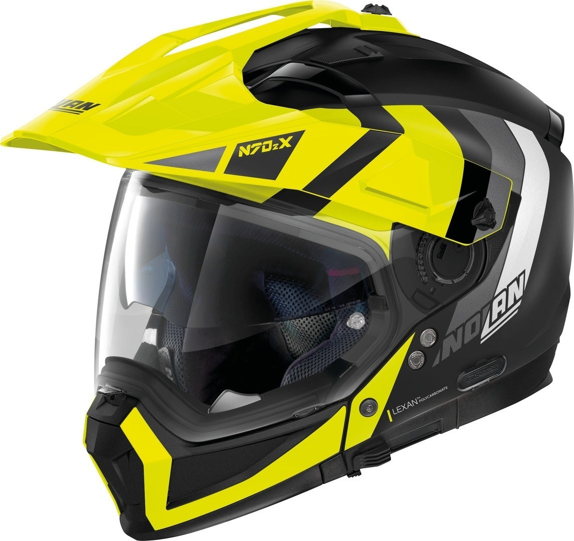 Nolan N70-2 X Decurio N-Com Helmet, black/yellow