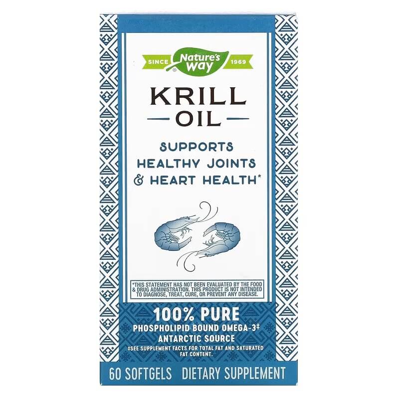 Nature's Way Krill Oil, 60 Capsules