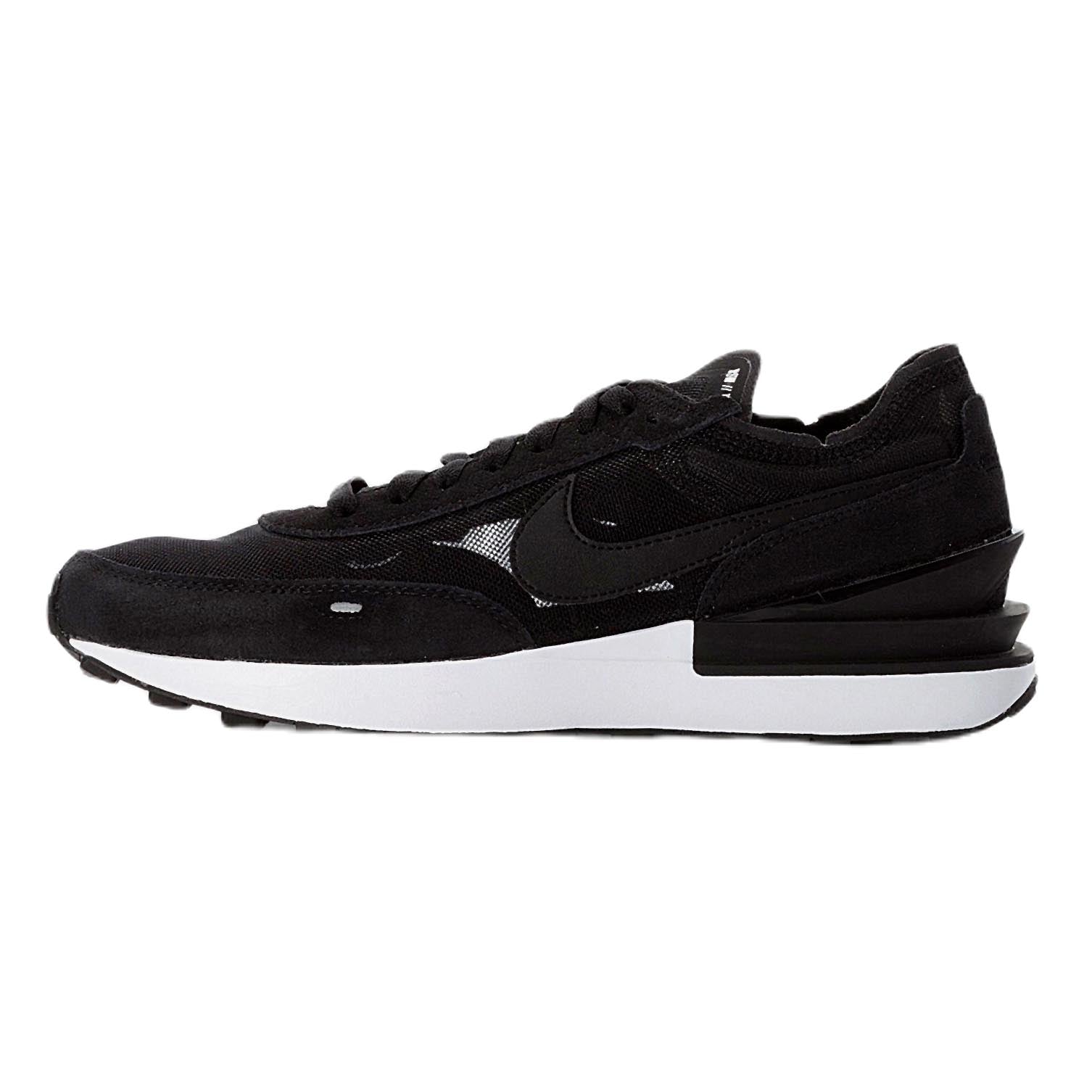 Nike Waffle One sneakers, black and white