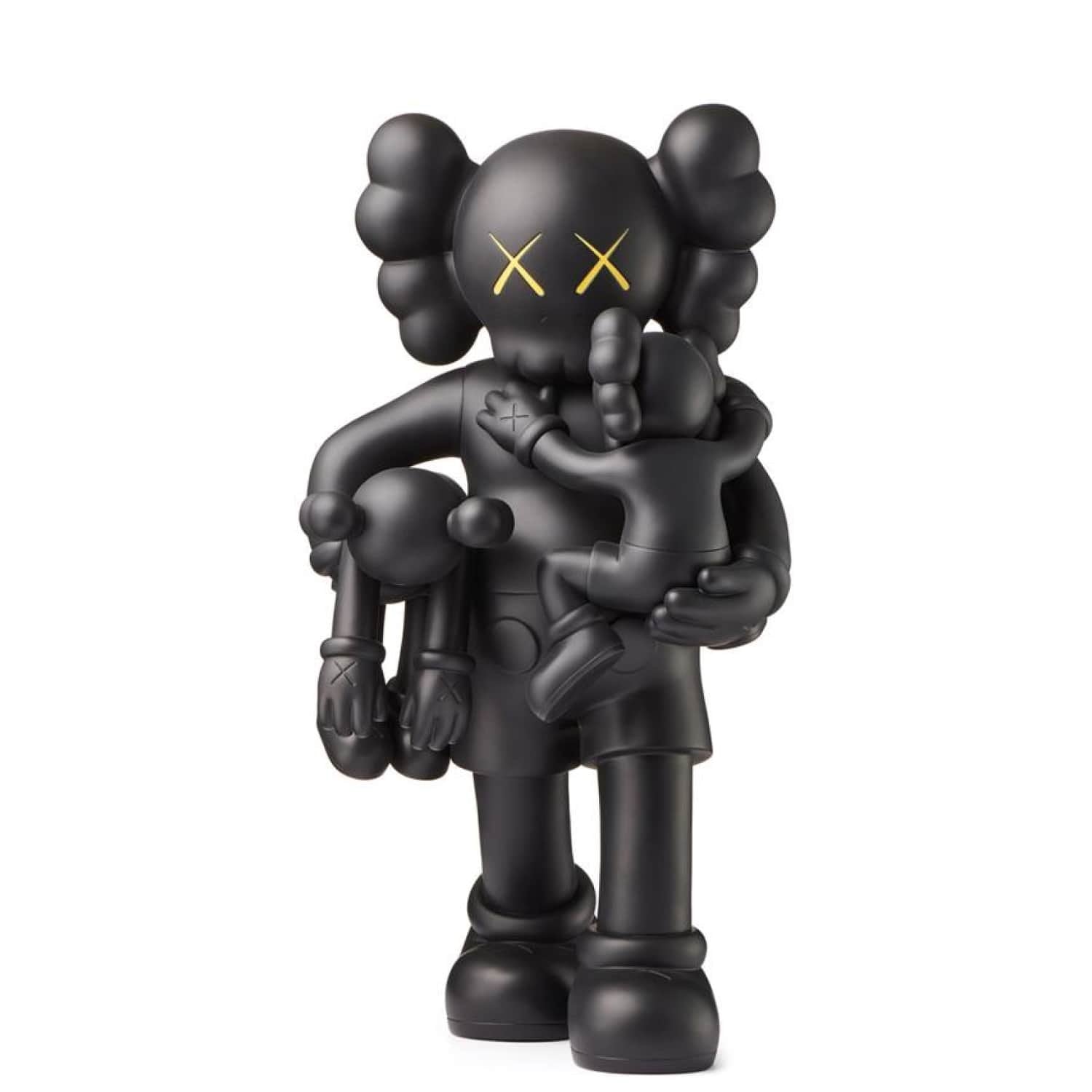 مجسم من الفينيل من Kaws Clean Slate باللون الأسود