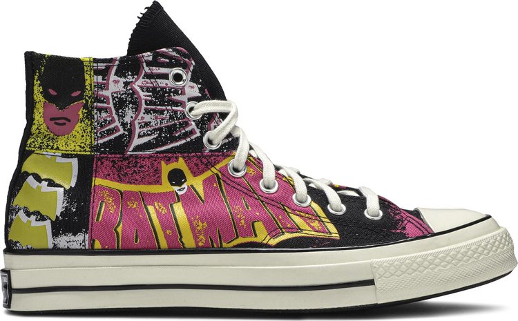 Converse Batman x Chuck 70 High 80th Anniversary Sneakers - Black, Multicolor