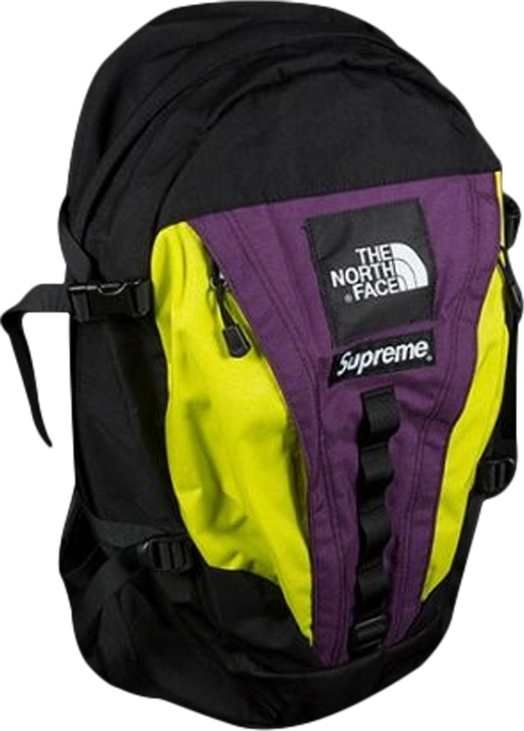 حقيبة ظهر إكسبيديشن Supreme x The North Face باللون الكبريتي، باللون الأصفر