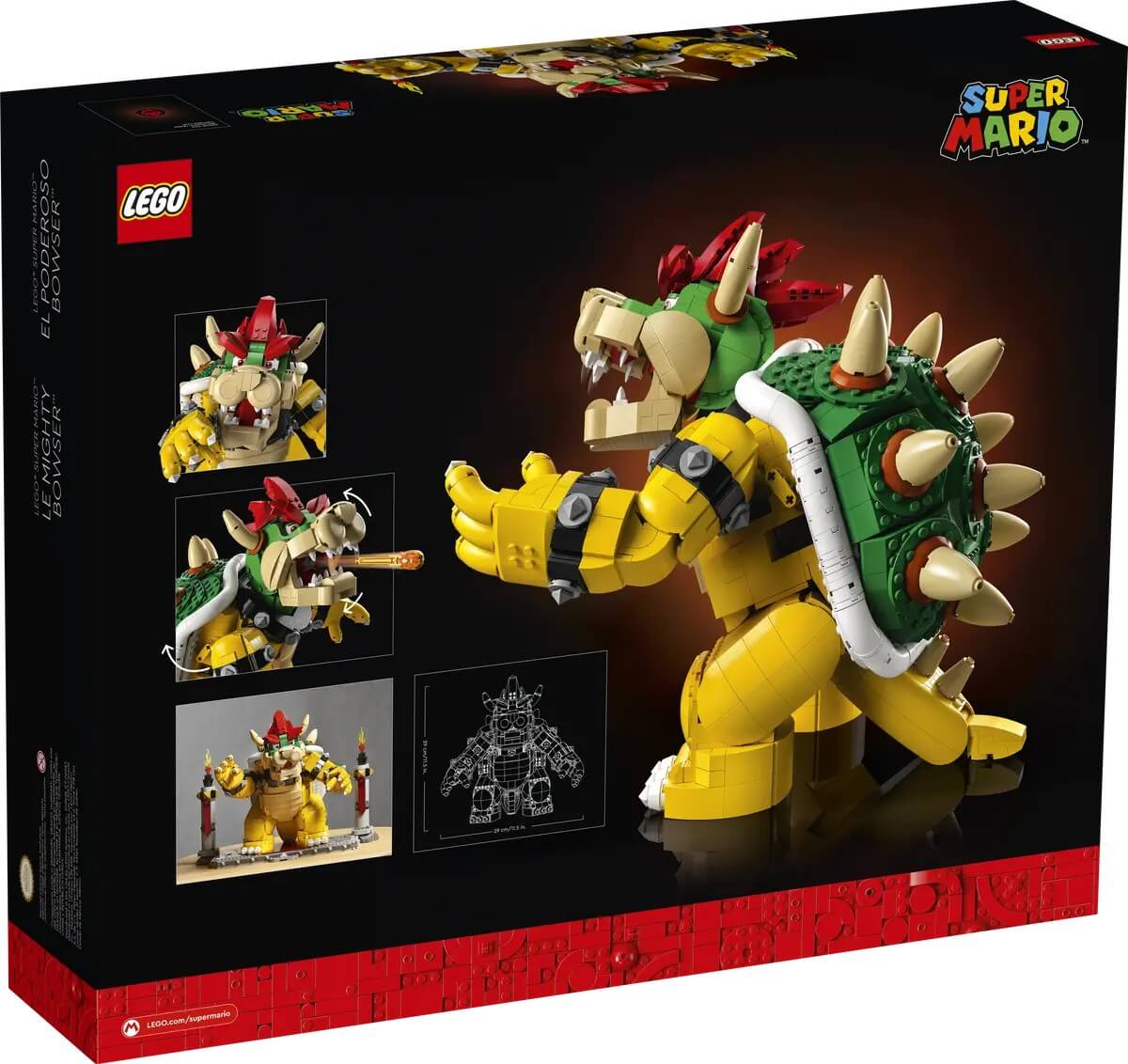 LEGO Super Mario The Mighty Bowser 71411, 2807 pieces