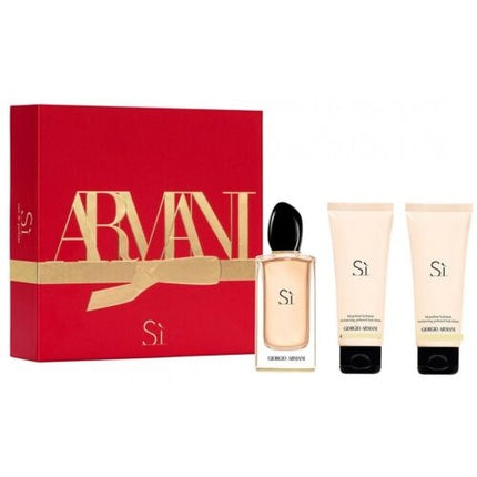 Gift set Giorgio Armani Si 2022 with EDP spray 100 ml and body lotion 50 ml