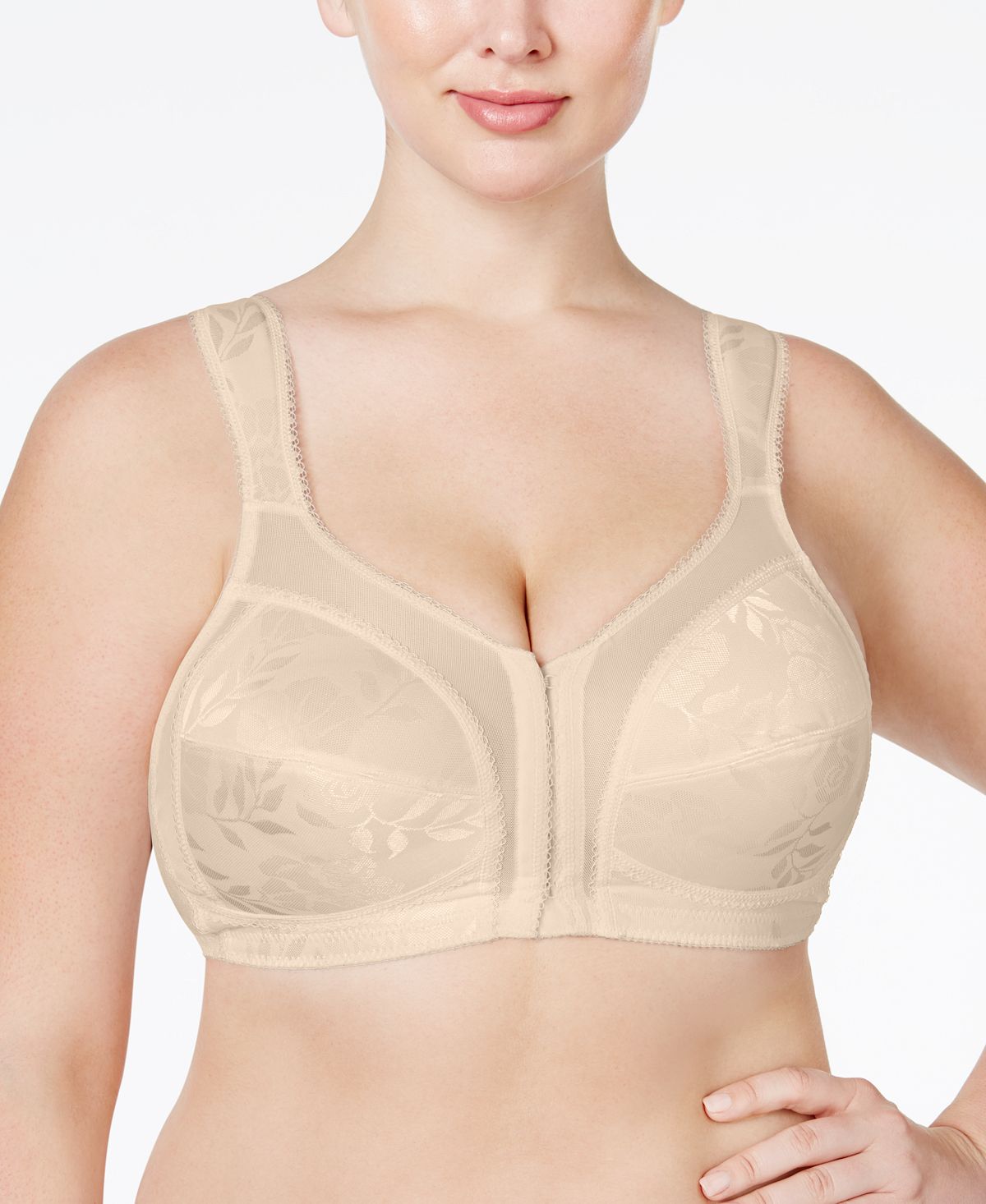 18 Hour Ultimate Front Closure Bra with Comfortable Shoulders Without Laces 4695 , Playtex online only