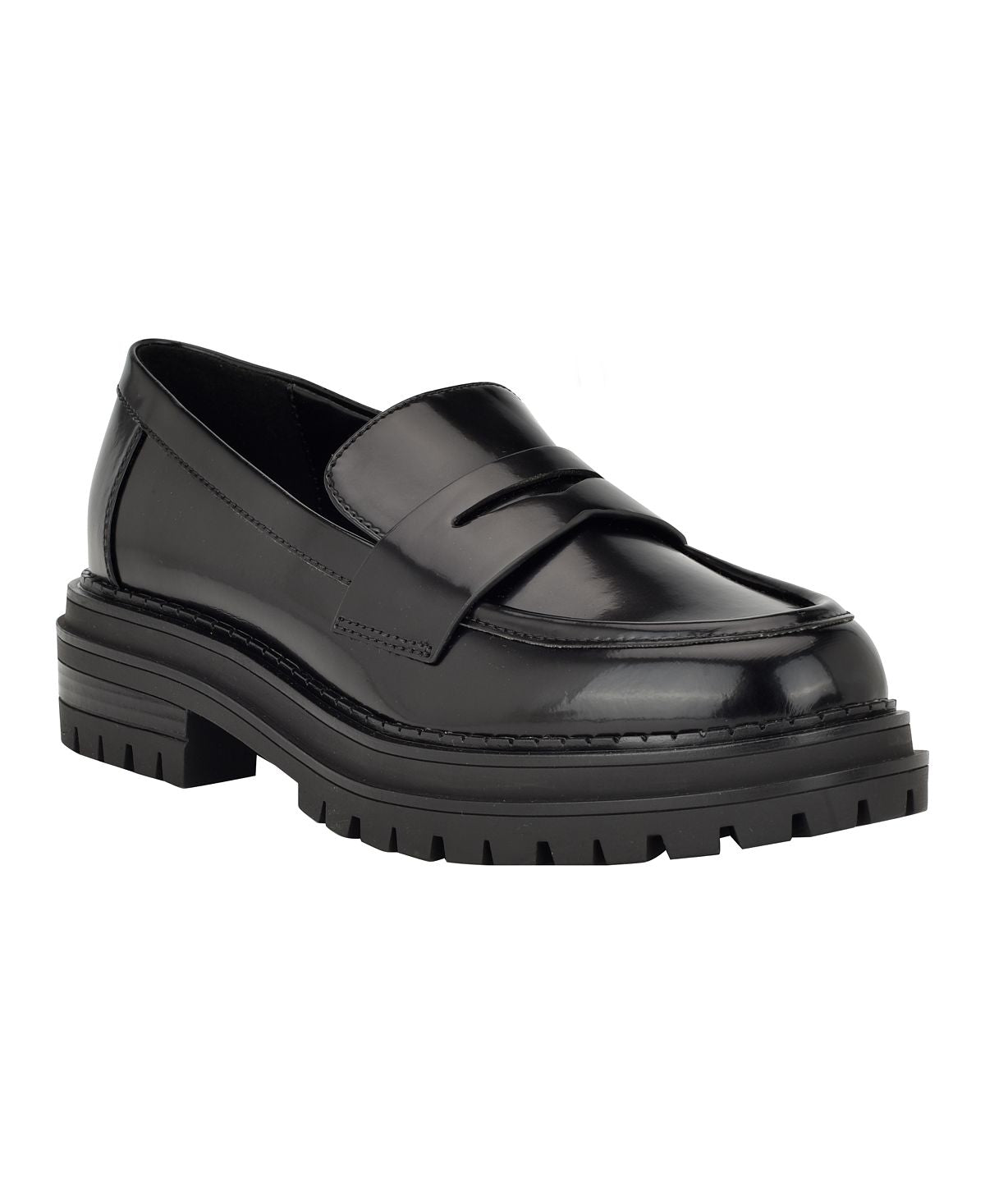 Calvin Klein Women's Grant Luxury Slip-On Casual Loafers black