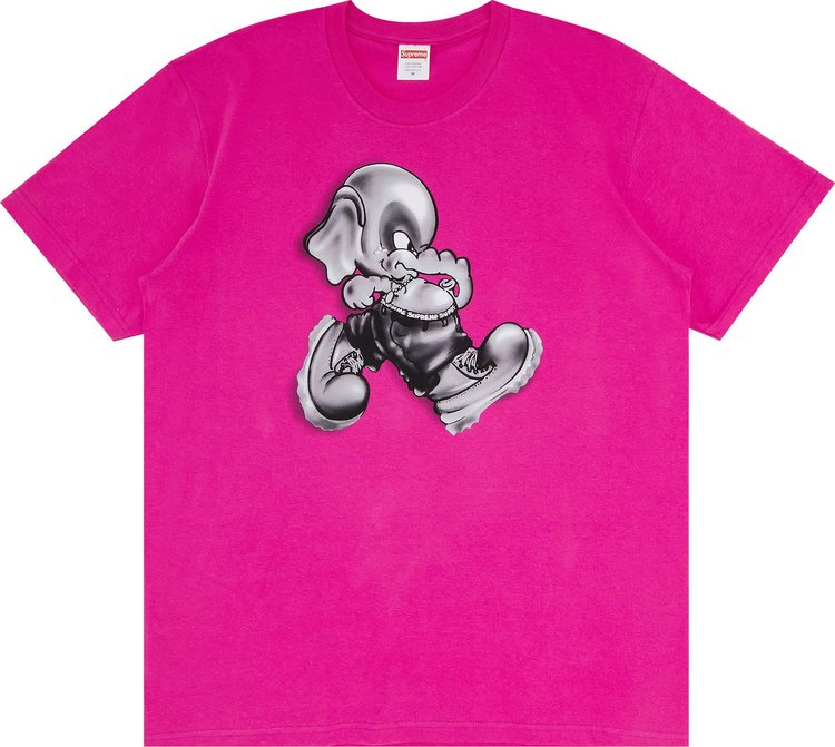 قميص Supreme Elephant Tee "Magenta"، باللون الوردي