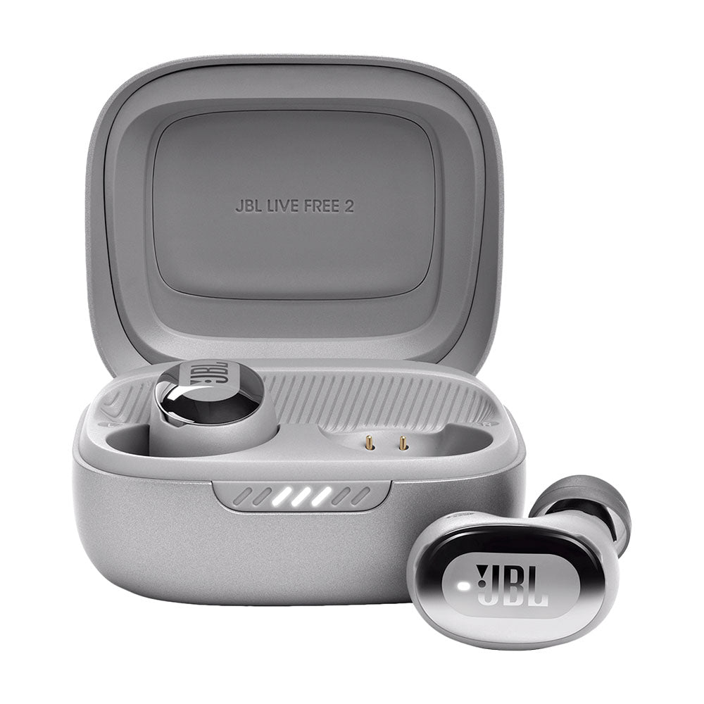 JBL Live Free 2 Wireless Headphones, Silver