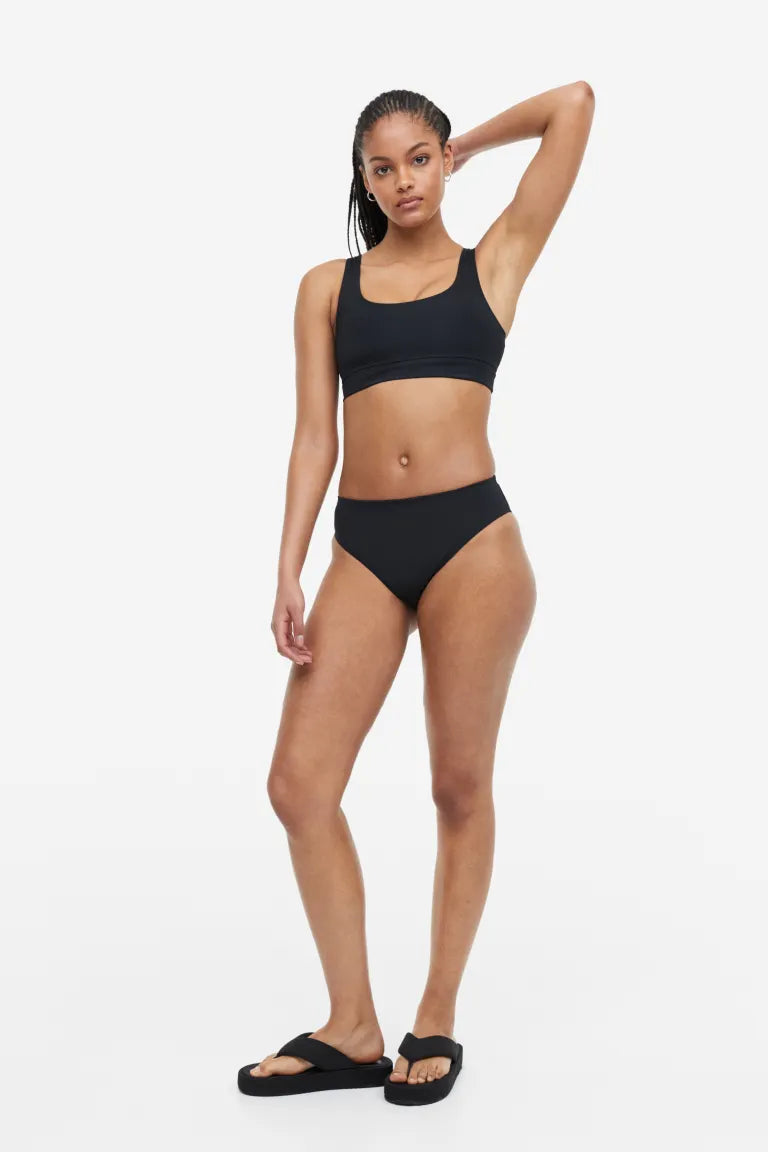 H&M bikini bottoms, black