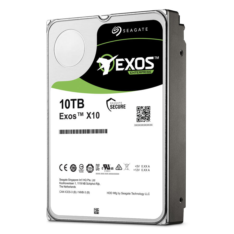 القرص الصلب Seagate Exos x10، سعة 10 تيرابايت ST10000NM0086