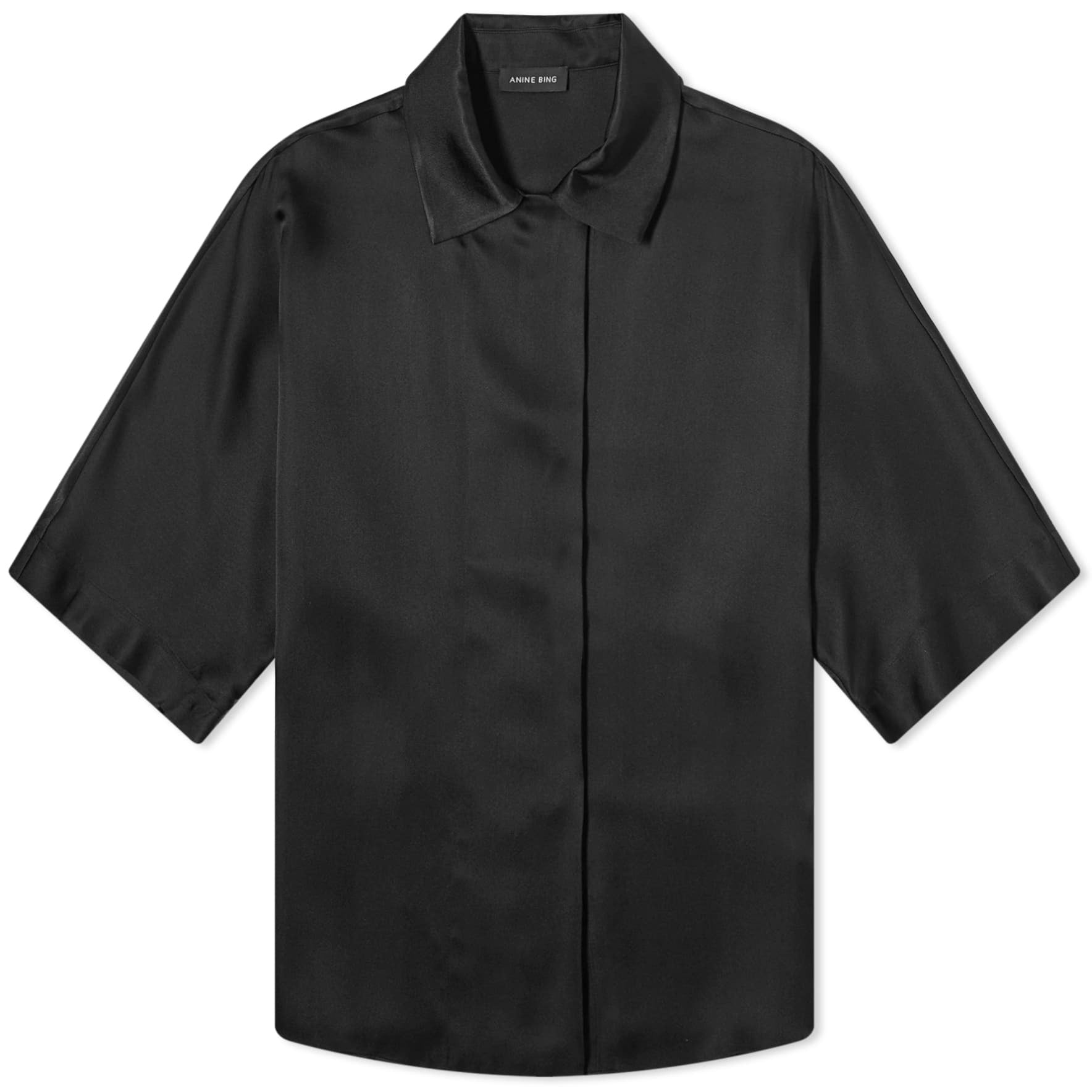 Anine Bing Julia shirt, black