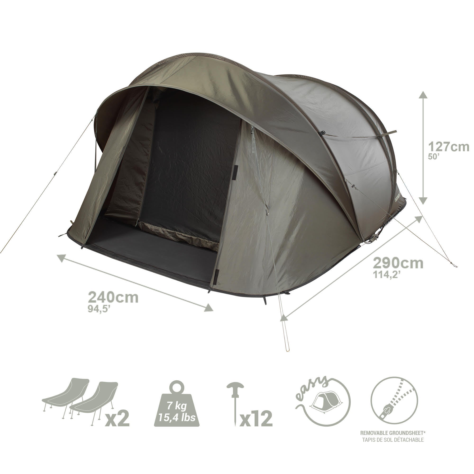 Bivvy Rapid Tanker CAPERLAN