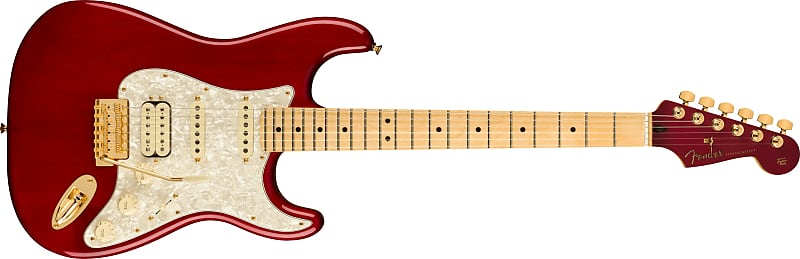 Fender Tash Sultana Stratocaster, maple neck, clear cherry - MX22012073