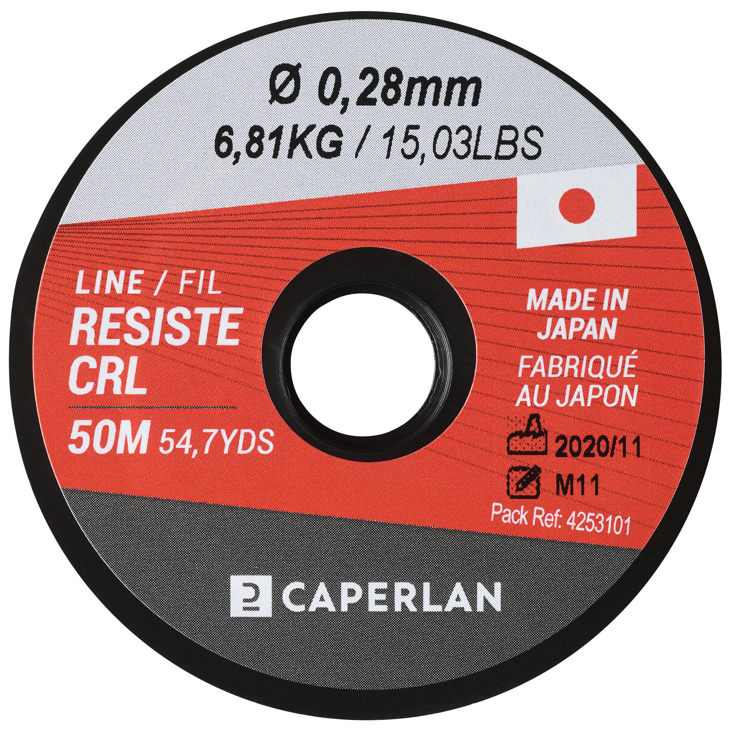 Cord Line Resist CRL 50 m 0.28 mm CAPERLAN