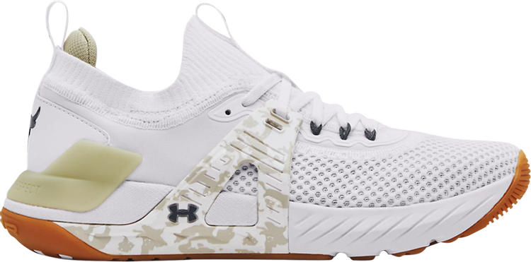 Under Armor Project Rock 4 Camo - White Pitch Gray