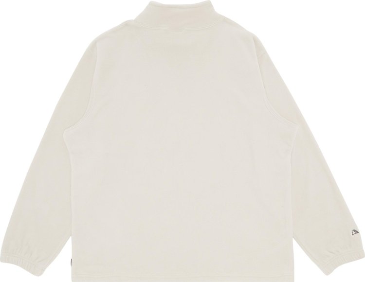 Supreme x Polartec Mock Neck Pullover 'Stone', cream