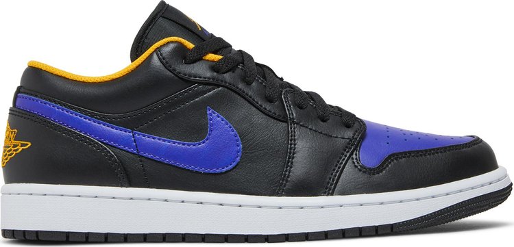 حذاء Air Jordan 1 Low Lakers باللون الأسود