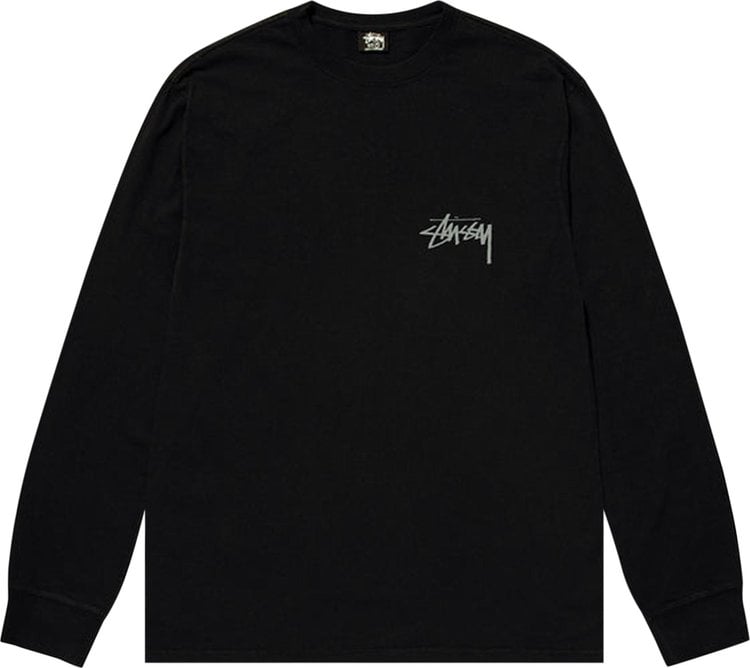 Stussy Landin Long-Sleeve Tee 'Black', black