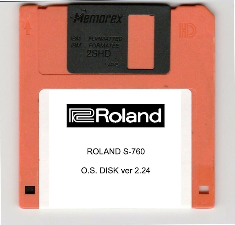 قرص تمهيد لنظام التشغيل ROLAND S-760 v2.24 Boot OS - بائع من الولايات المتحدة الأمريكية! جديد