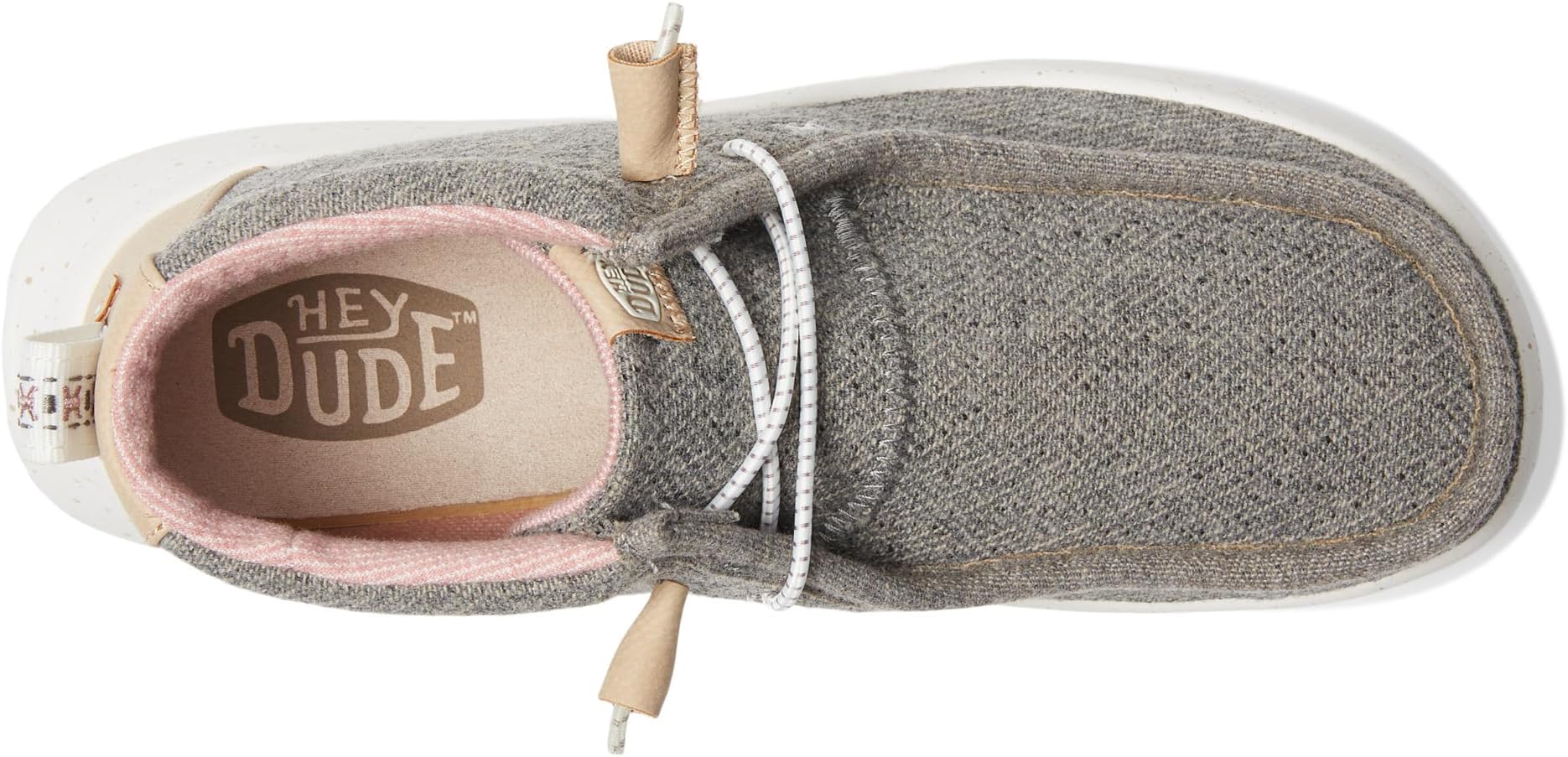 حذاء Wendy Peak High Wool Hey Dude Loafers باللون الرمادي