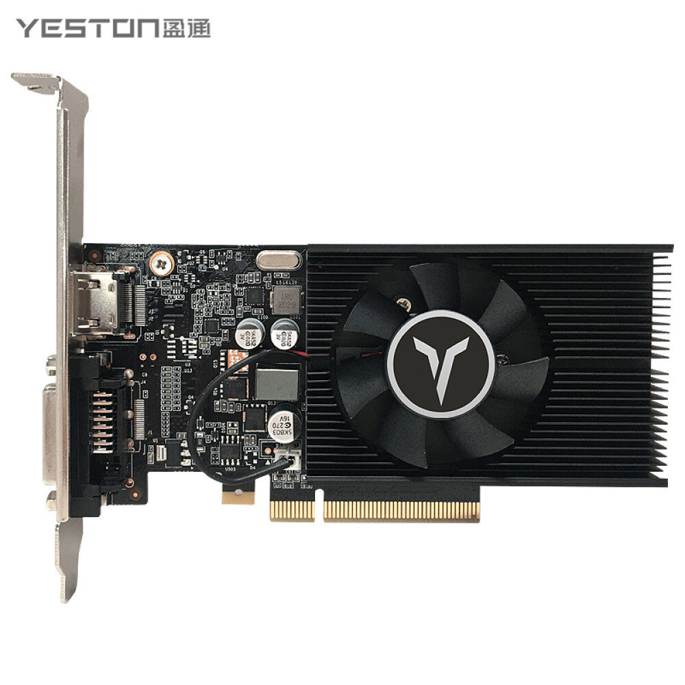 بطاقة الفيديو Yeston GT 1030 4GB D4 LP GDDR4 4GB 64 بت