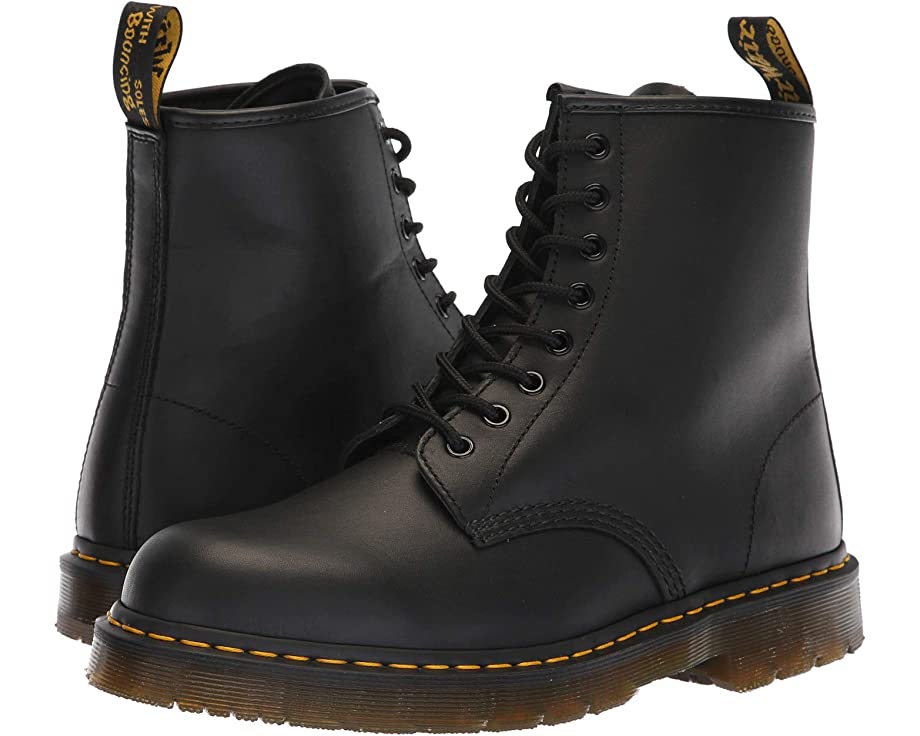 حذاء 1460 SR 8-Tie من Dr. Martens Work، أسود