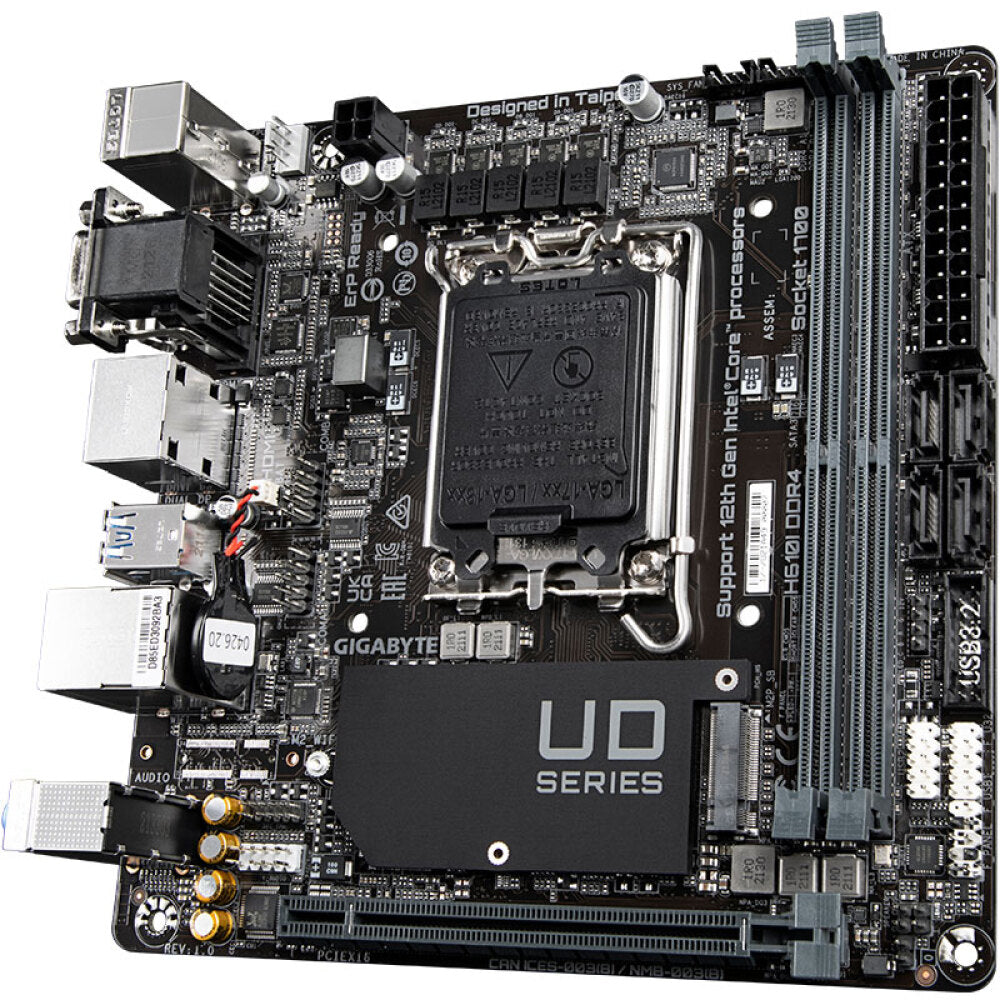 Motherboard Gigabyte H610I DDR4, LGA1700