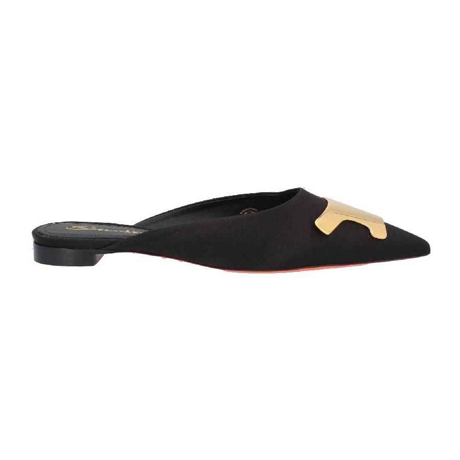 Santoni mules, black