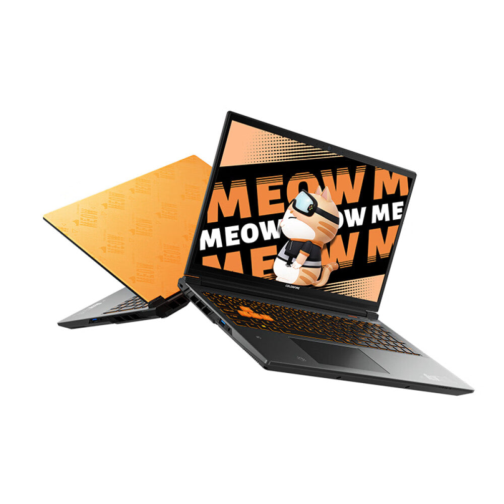 Colorful Meow R16 16" 16GB/512GB Gaming Laptop R9-7940H RTX 4070 Orange/Black English Keyboard