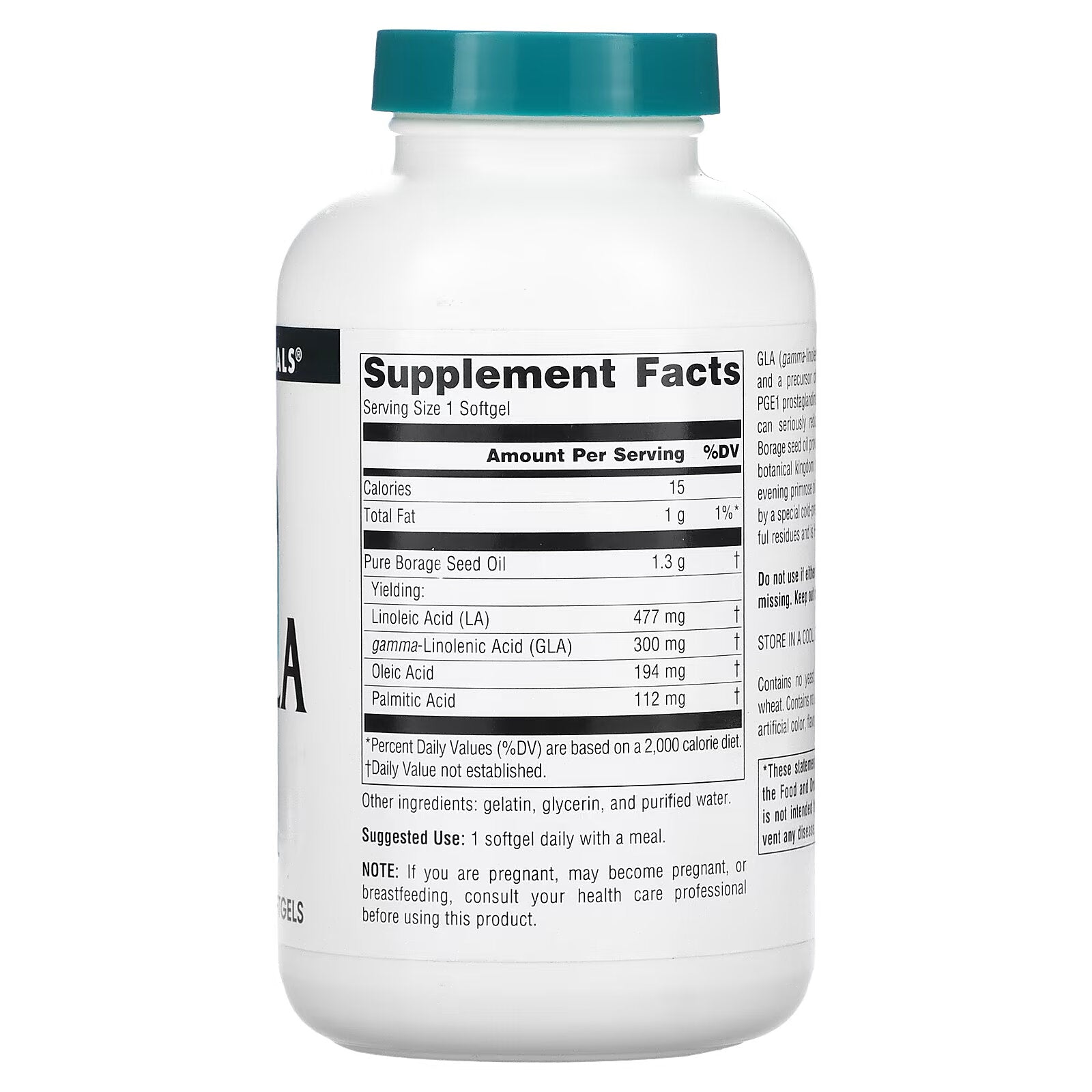 Source Naturals, Mega-GLA 300, 120 Softgels