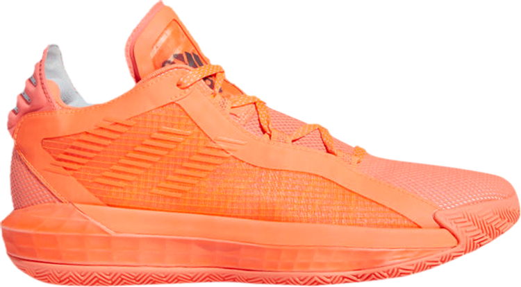 Adidas Dame 6 'Signal Coral' sneakers, orange