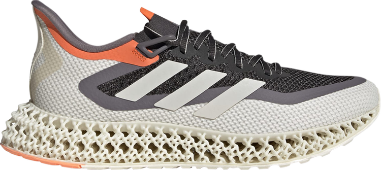 Adidas 4DFWD 2 'Carbon Cloud White' sneakers, gray