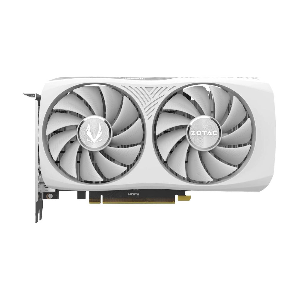 Video card ZOTAC GeForce RTX 4060 Twin Edge OC, 8 GB, white