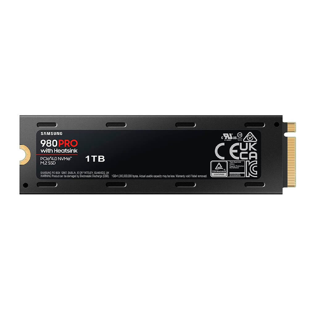 Samsung 980 PRO SSD with heatsink, 1 TB, M.2