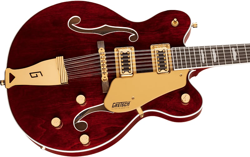 Gretsch G5422G-12 Electromatic Classic Hollowbody, Double Cutaway, 12 Strings gold hardware, laurel fingerboard, walnut stain