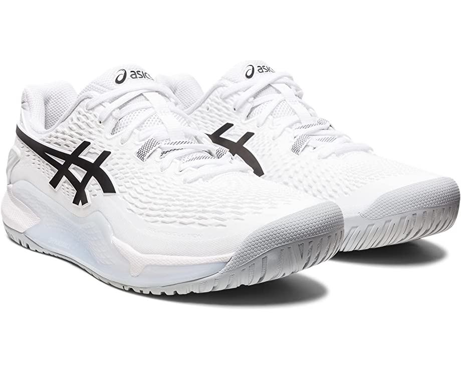 حذاء رياضي GEL-Resolution 9 ASICS، باللون الأبيض