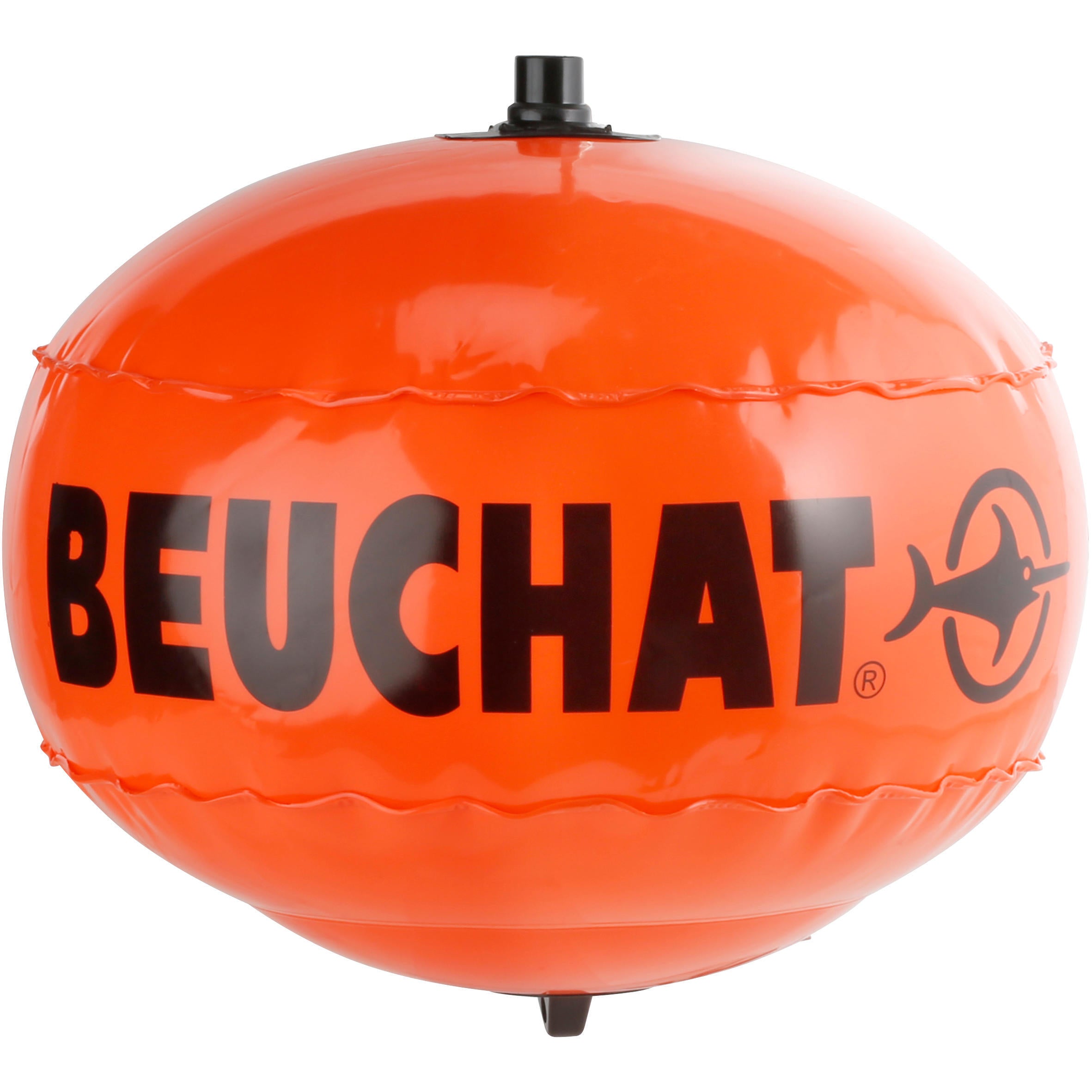 Round inflatable signal buoy BEUCHAT, orange