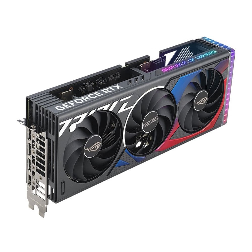 Video card Asus ROG Strix GeForce RTX 4060 8 GB OC Edition, black, STRIX-RTX4060-O8G-GAMING