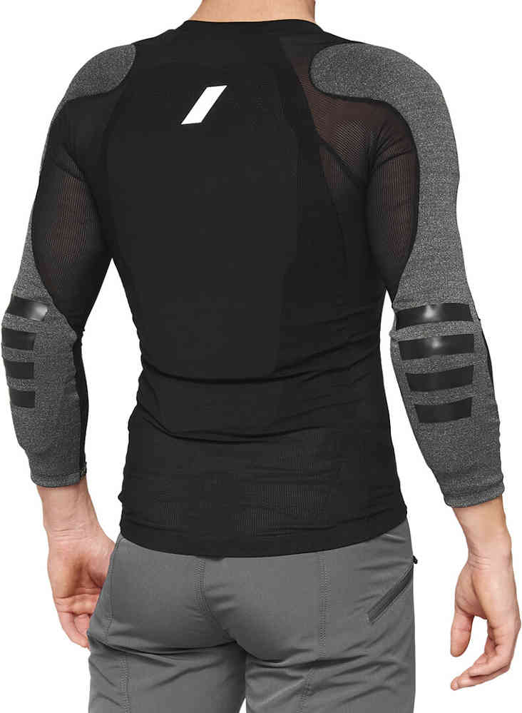 Protective vest 100% Tarka LS, black/gray