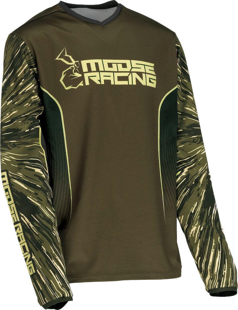 Moose Racing Agroid 2022 Youth Motocross Jersey, Dark Green