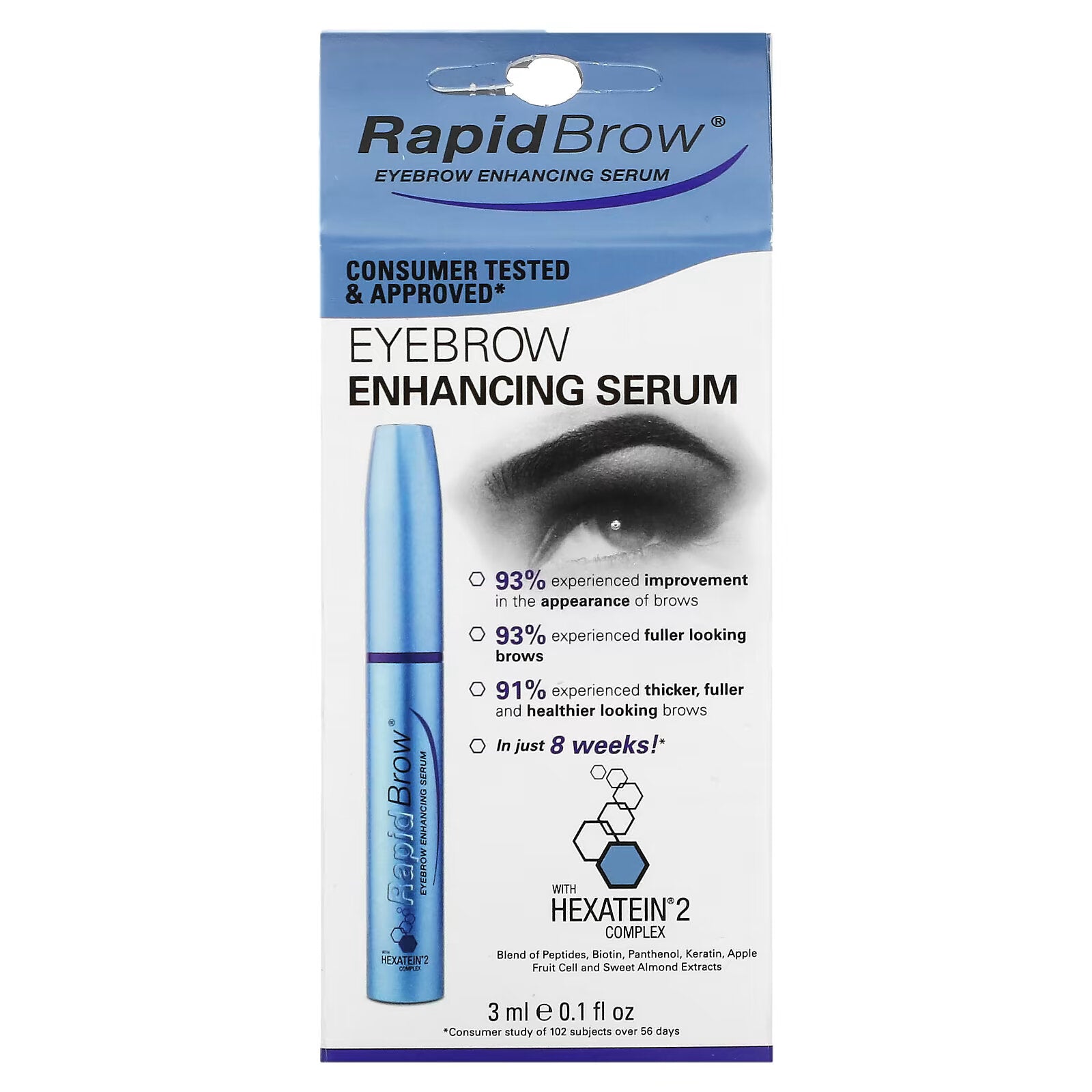 Eyebrow serum RapidLash, 3 ml