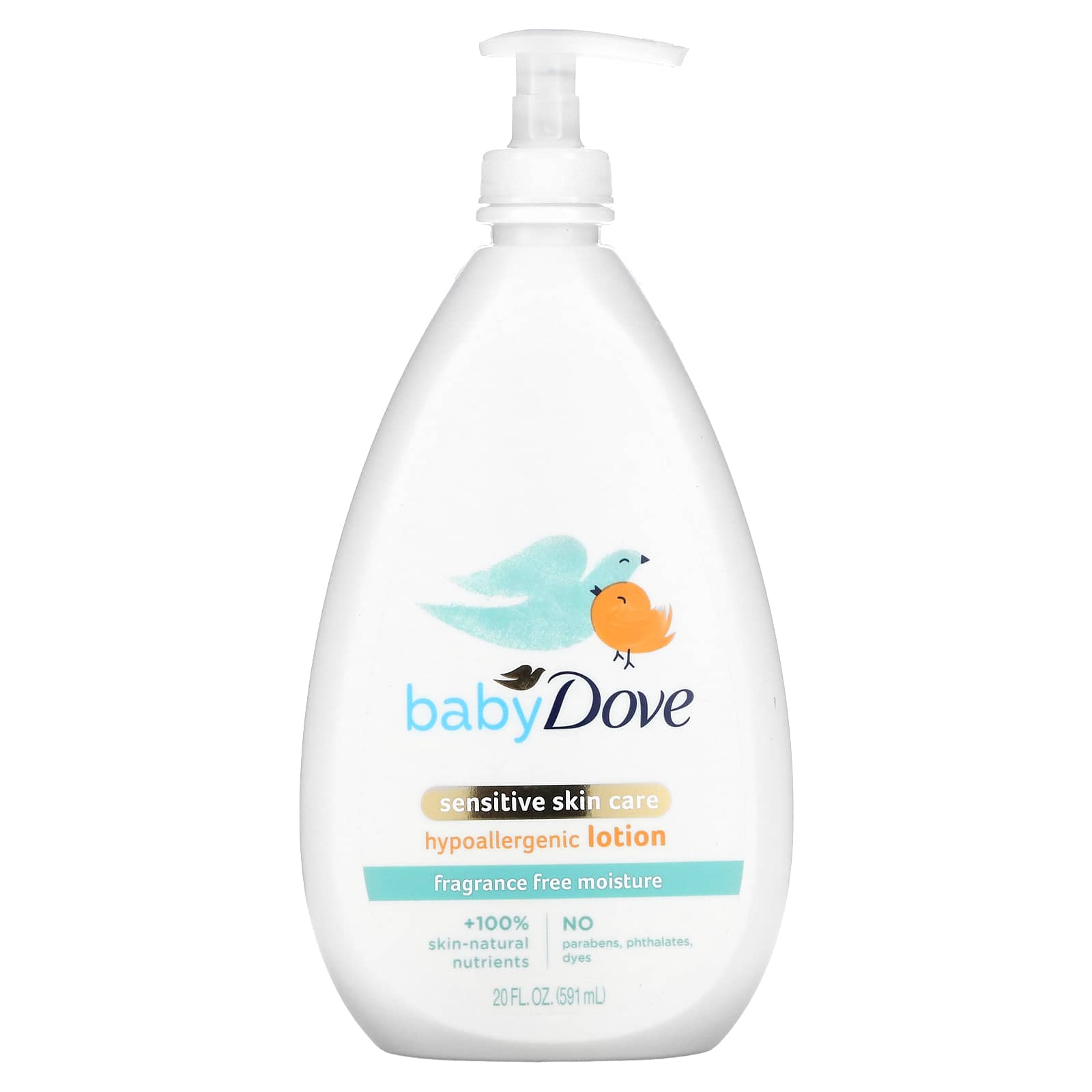 Dove Hypoallergenic Lotion for sensitive skin of children, 591 ml