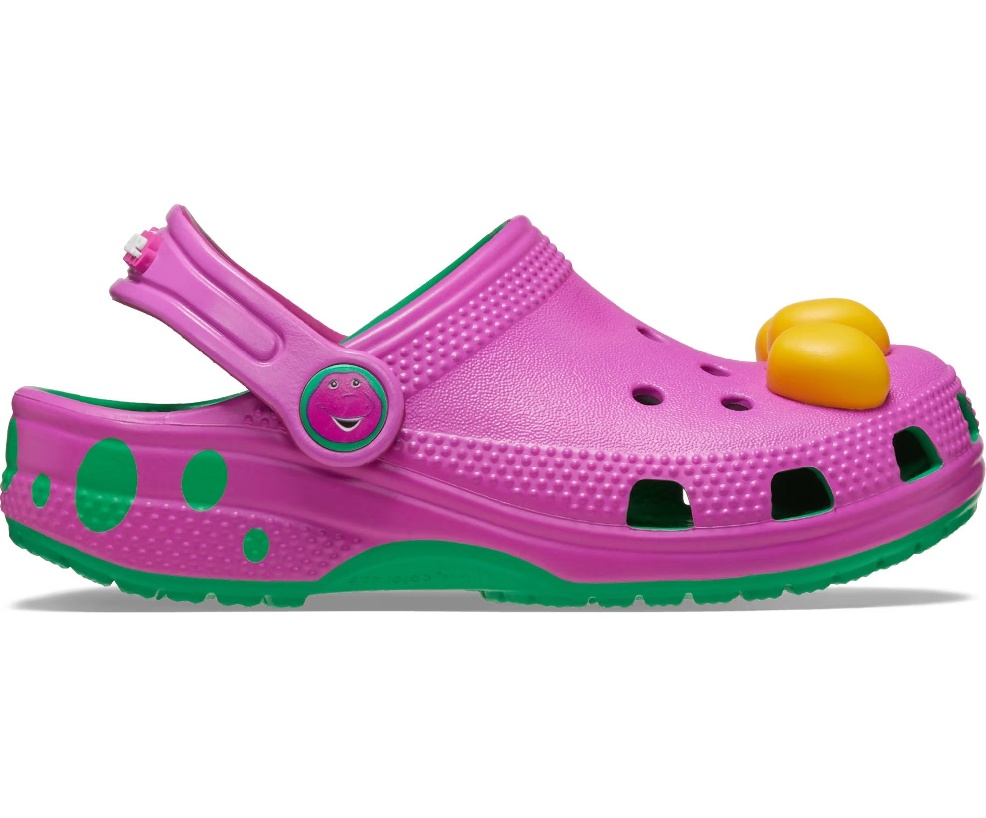 Children's clogs Crocs Classic x Barney, purple