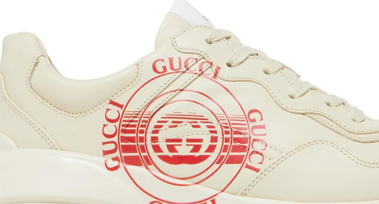 Gucci Rhyton Disk Print sneakers, cream