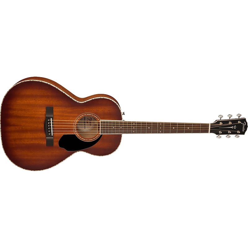 جيتار كهربائي صوتي من Fender Paramount PS-220E Parlor، Aged Cognac Burst