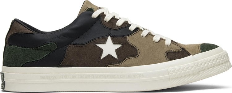 حذاء رياضي Converse Sneakersnstuff x One Star Camo باللون الأخضر