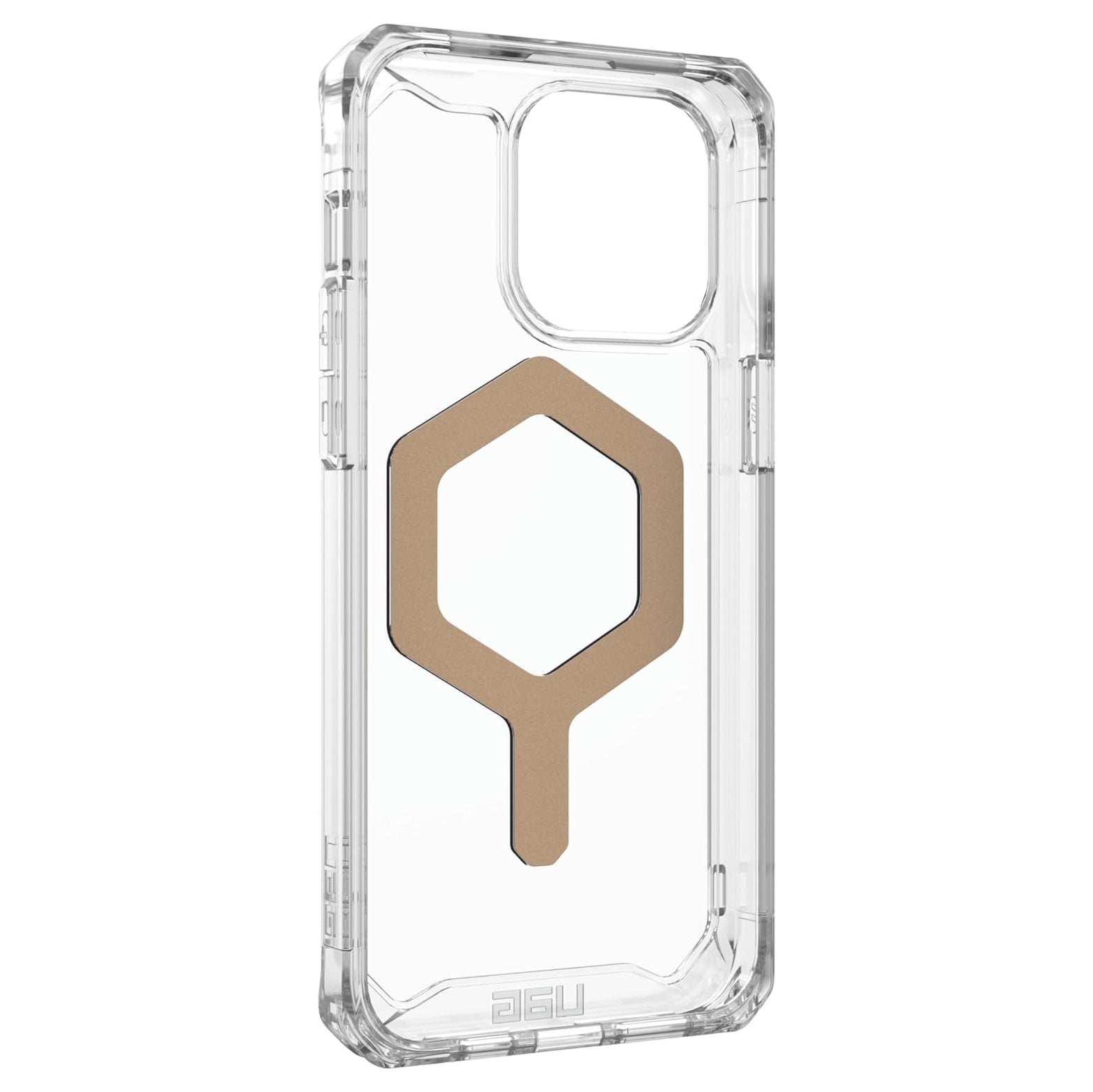 Case UAG Plyo for iPhone 15 Pro Max, Ice/Gold