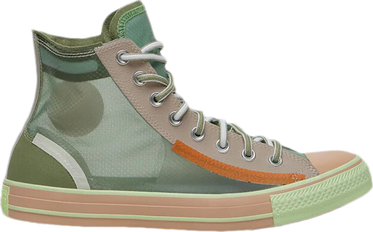 Converse Chuck Taylor All Star High Translucent Deep Emerald sneakers, green