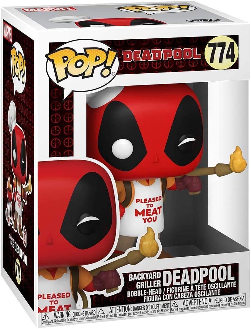 Funko Pop! Backyard Griller Deadpool Pop 774 Pop Marvel Deadpool Vinyl